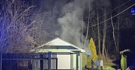 Ostróda: Nocny pożar domku letniskowego przy ul. 3 Maja
