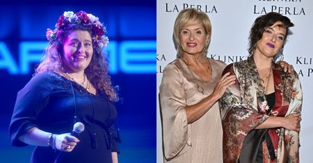 Ewa Kasprzyk w towarzystwie córki pozuje na ściance. Małgorzata Bernatowicz przeszła niesamowitą metamorfozę (FOTO)