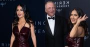 57-letnia Salma Hayek uwodzi spojrzeniami w mieniącej się sukni z głębokim dekoltem. Zadała szyku? (ZDJĘCIA)