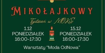 Myślenice: Startuje Mikołajkowy Tydzień w MOKiS
