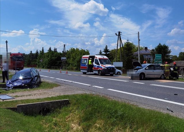Wypadek w Miłkowie na DK-9 (foto)