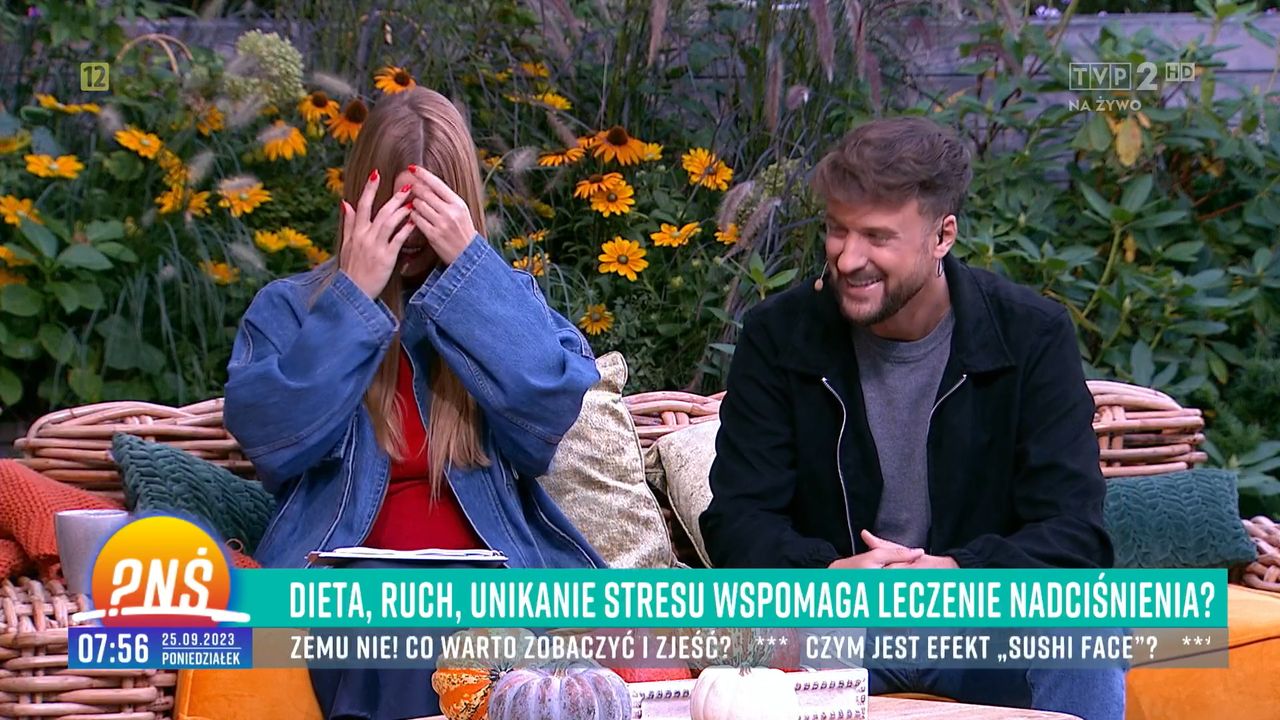 Małgorzata Tomaszewska i Aleksander Sikora w "Pytaniu na śniadanie"