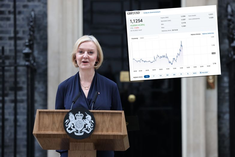 Lizz Truss była premierem nieco ponad miesiąc. Za jej kadencji funt przeżywał największe problemy od lat