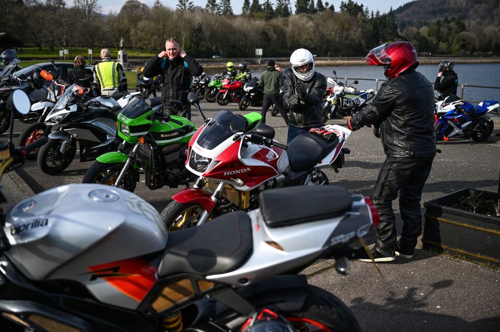 Motocykle są popularnym środkiem transportu w Wielkiej Brytanii