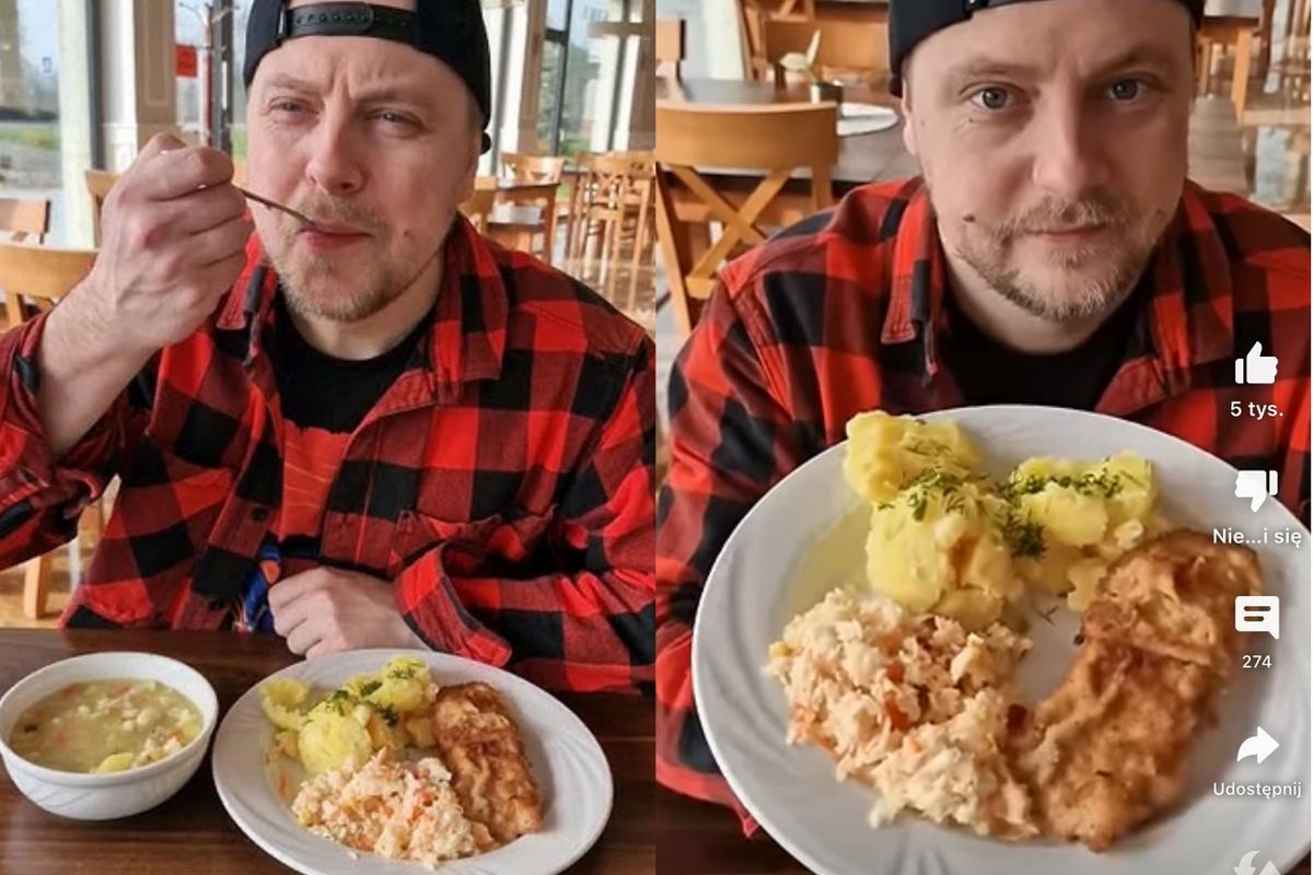 Znany youtuber ocenił posiłki w lokalu Rydzyka