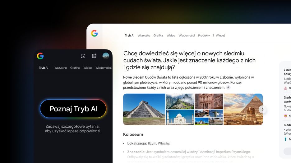 Google AI Mode po polsku