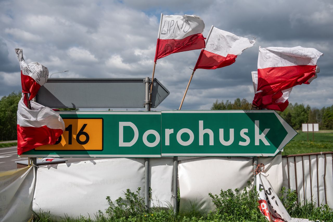 Protest rolników w pobliżu polsko-ukraińskiego przejścia granicznego/ Zdj. ilustracyjne