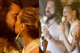 Zakochani Heidi Klum i Tom Kaulitz wymieniają pocałunki we włoskiej lodziarni (FOTO)
