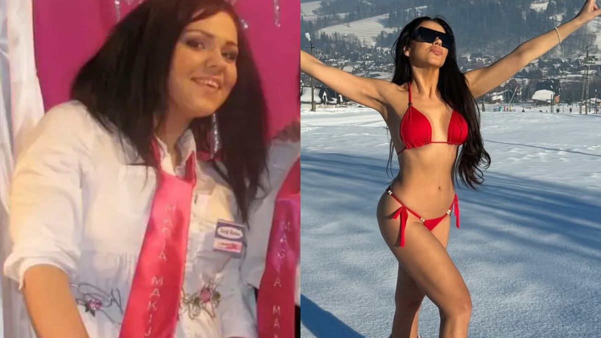 Sylwia Bomba przed i po