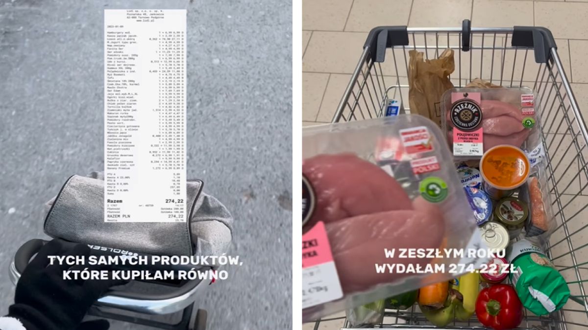 Porównała ceny w Lidlu