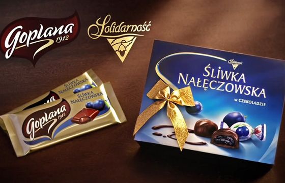 „Delektuj się podwójną przyjemnością” w reklamach słodyczy Goplana i Solidarność (wideo)