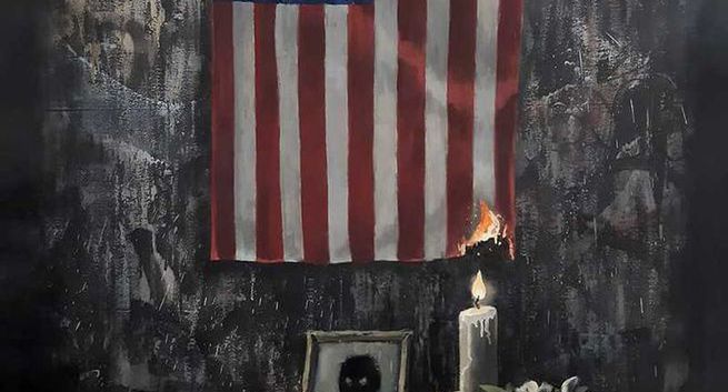Banksy nowym dziełem komentuje śmierć George'a Floyda i popiera ruch Black Lives Matter