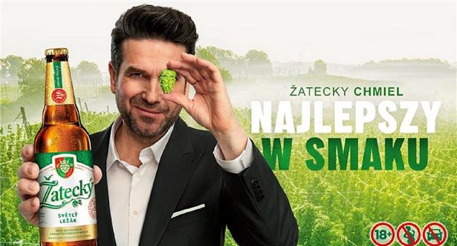 Marcin Dorociński w reklamie piwa Žateck na tropie najlepszego chmielu