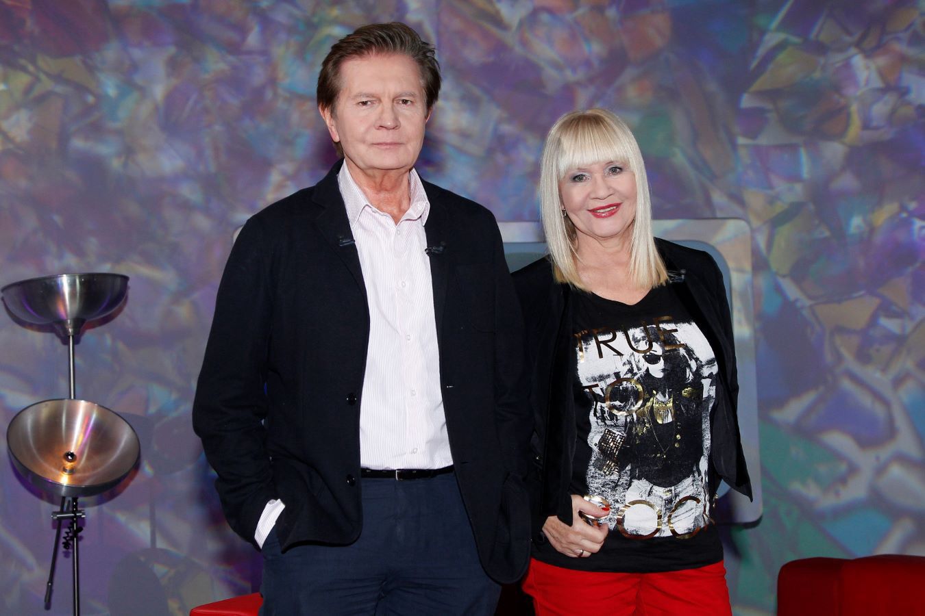 Krzysztof Szewczyk z Marią Szabłowską