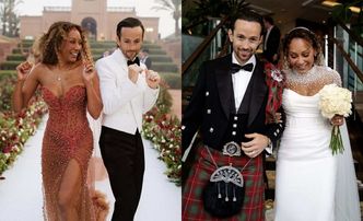 Mel B wzięła DRUGI ślub z trzecim mężem. Na marokańską ceremonię wybrała CZERWONĄ suknię