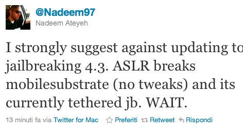 ASLR w iOS 4.3 powoduje konflikt z MobileSubstrate 1
