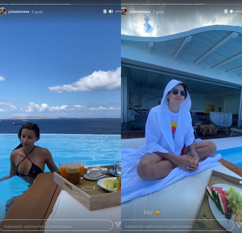 Wakacje Julii Wieniawy i Nikodema Rozbickiego