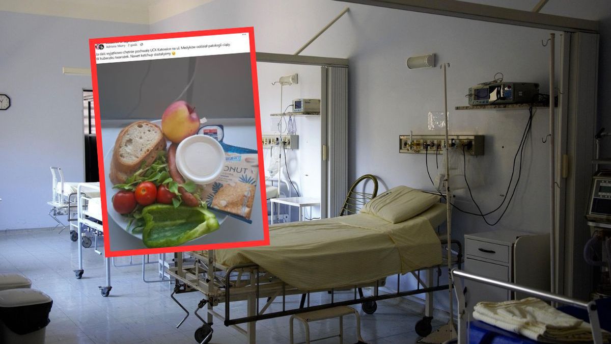 Śniadanie w szpitalu zaskoczyło internautów