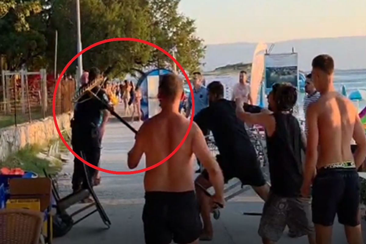 Bójka Niemców w Chorwacji. W ruch poszła łopata i grabie