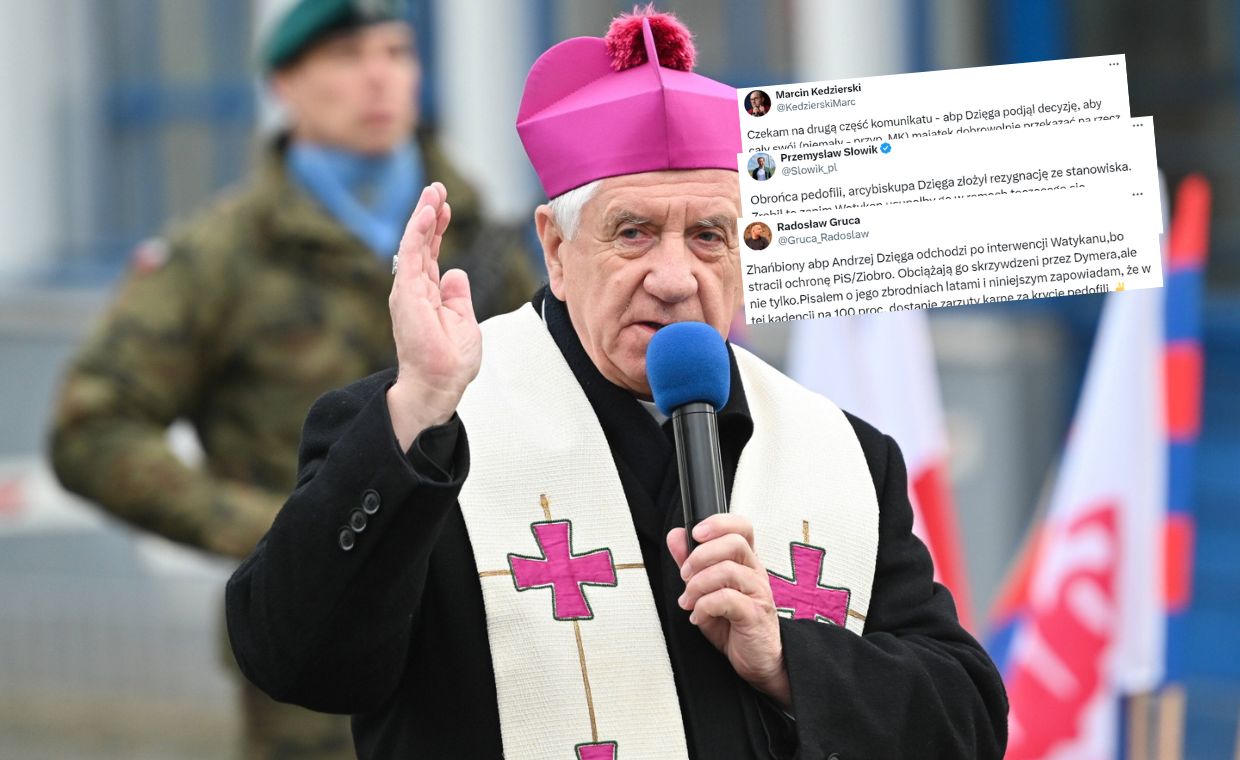 Rezygnacja abp. Dzięgi. "To i tak trwało zbyt długo"