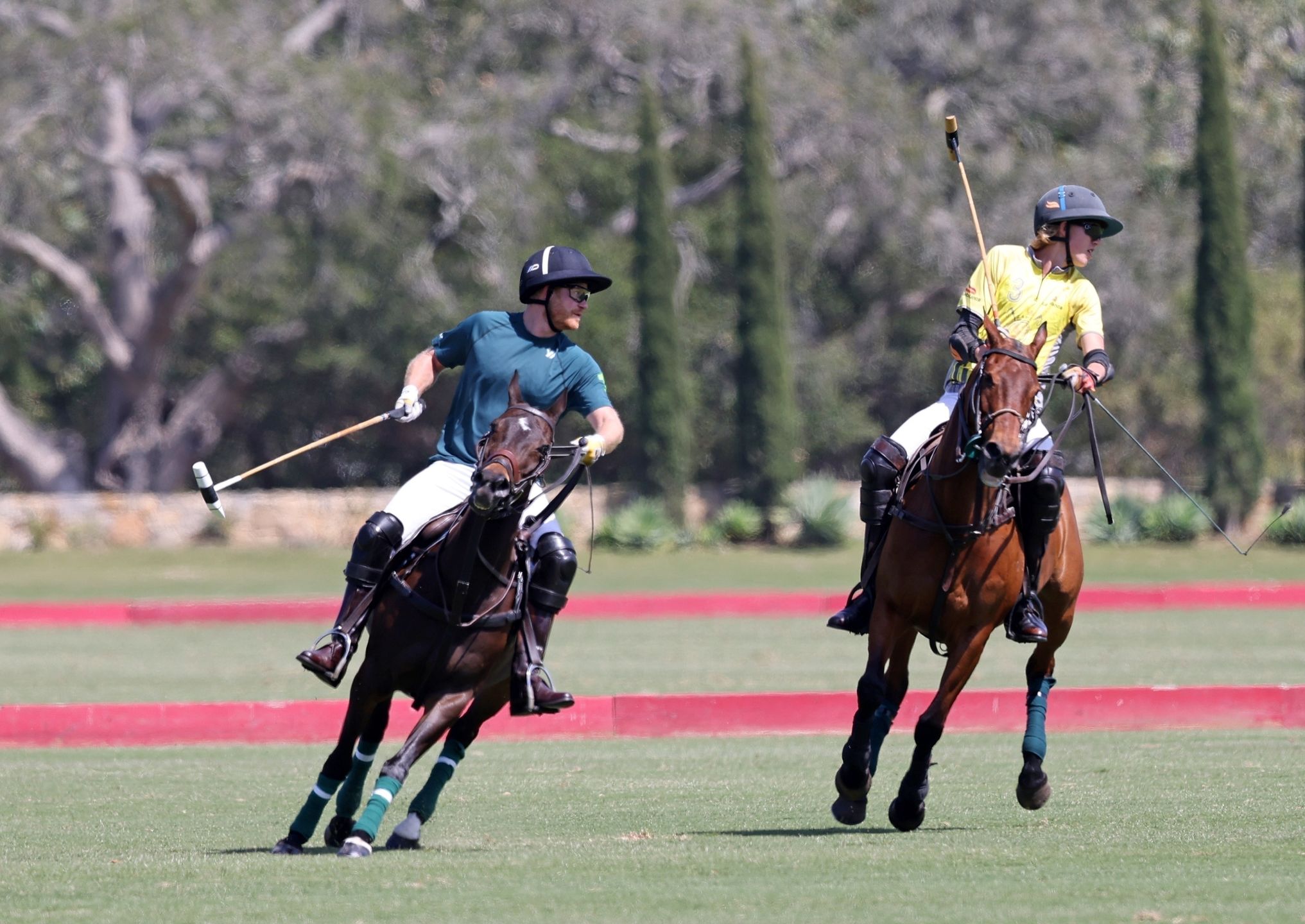 Meghan Markle i książę Harry na meczu polo 