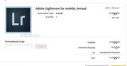Mobilny Lightroom ma kosztować 99 dolarów rocznie?