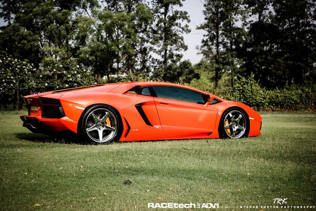 Lamborghini Aventador, felgi ADV.1 i słoń - niecodzienna sesja zdjęciowa [galeria] 4