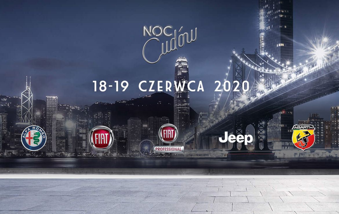 „Noc Cudów” w Salonach Fiata, Alfy Romeo, Jeepa, Abartha i Fiata Professional już 18-19 czerwca 2020 r.