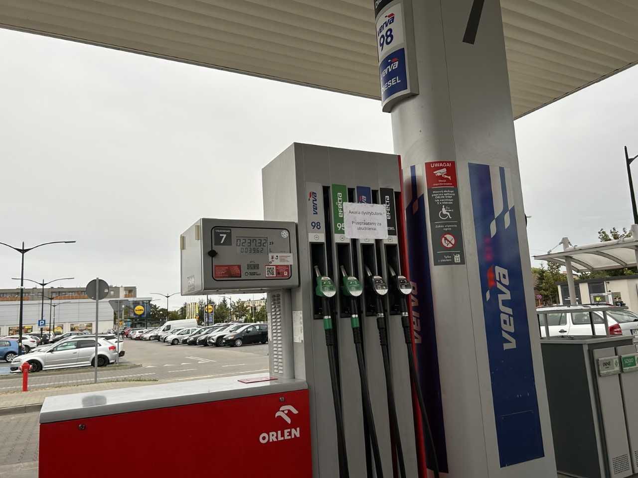 Stacja Orlen, ul. Partyzantów 14 w Siedlcach