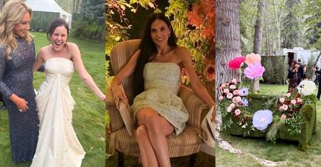 Tak wyglądał ślub córki Bruce'a Willisa i Demi Moore. 63-letnia matka panny młodej zadała szyku w GORSETOWEJ MINI (ZDJĘCIA)