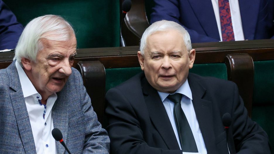 Ryszard Terlecki i Jarosław Kaczyński