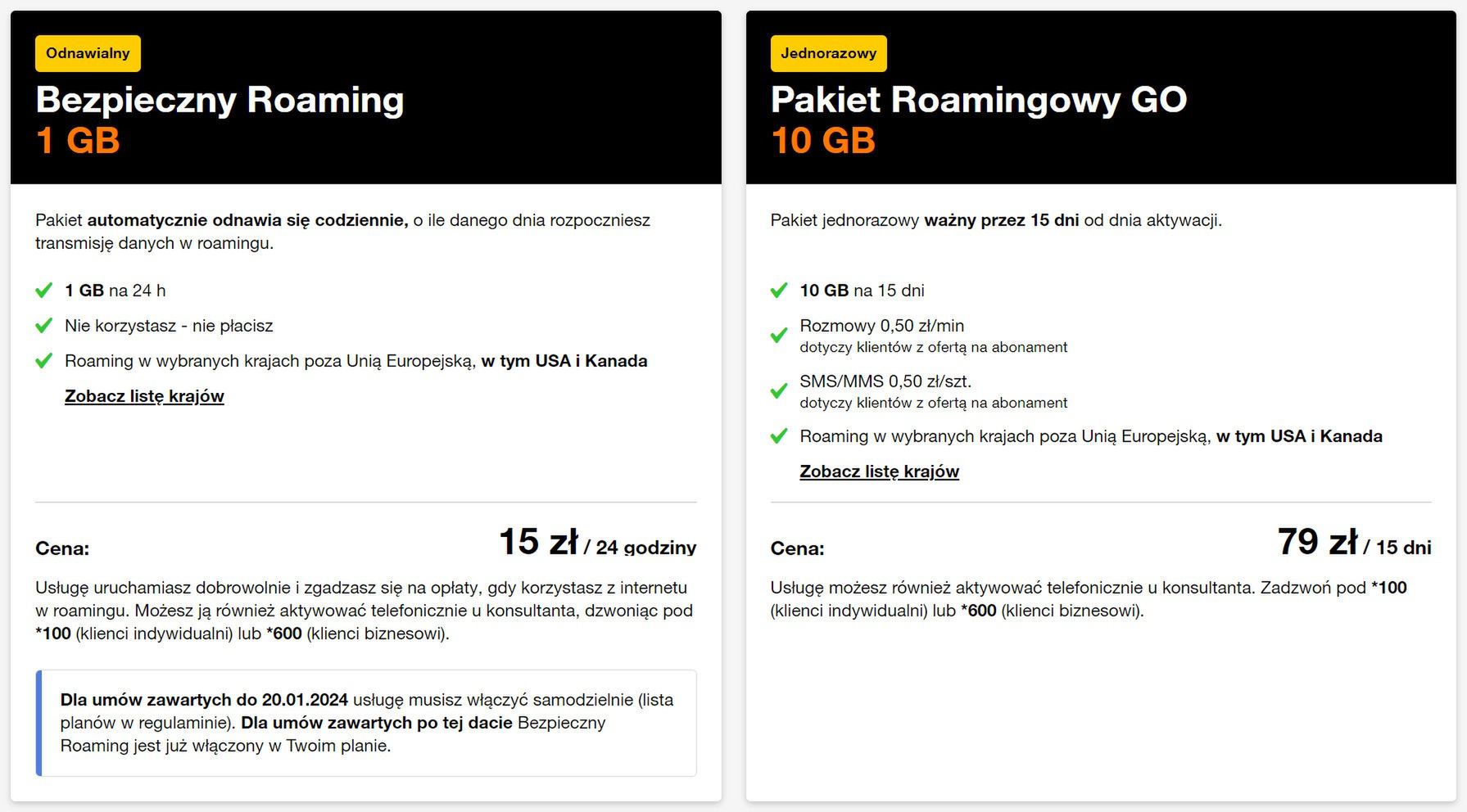 Pakiety Bezpiecznego Roamingu