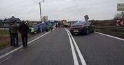 Wypadek na drodze krajowej K9 w miejscowości Rudka