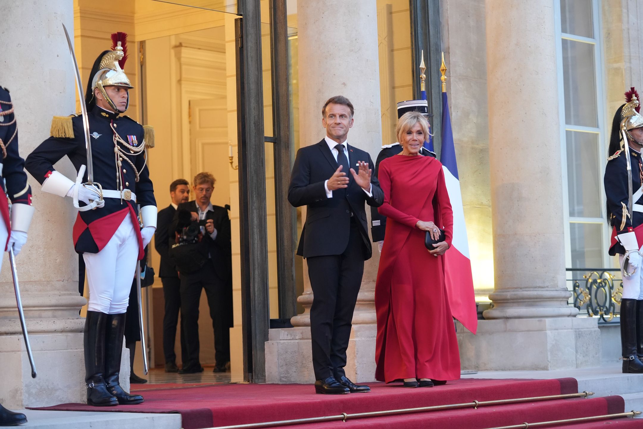  Emmanuel i Brigitte Macronowie