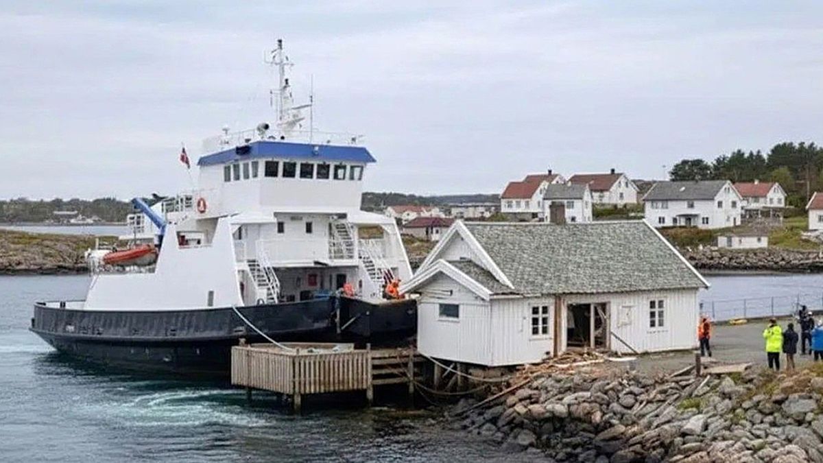 Norwegia: kolizja promu Ternen na wyspie Herføl