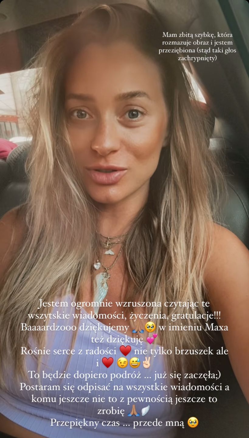Marcelina Zawadzka zabrała głos po ogłoszeniu ciąży