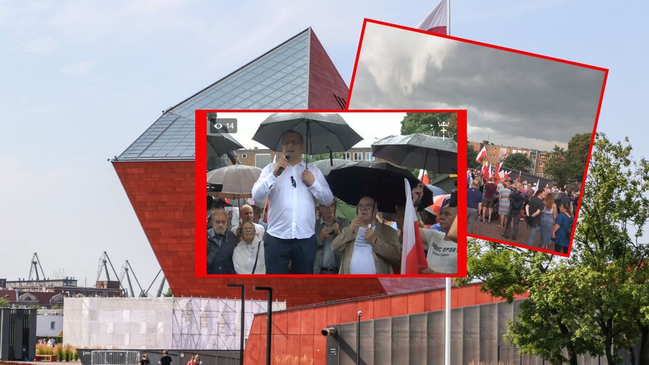 Protestujący pod MIIWS