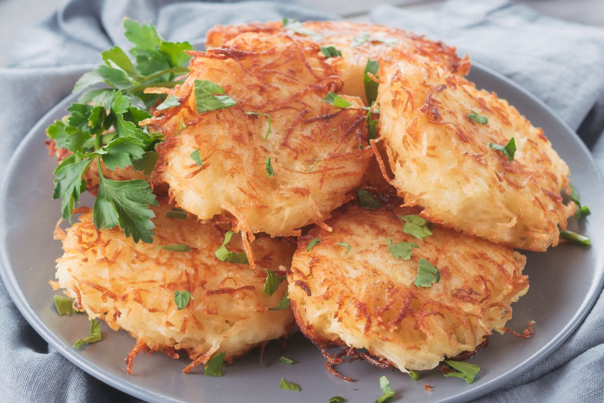 You will love these potato pancakes.