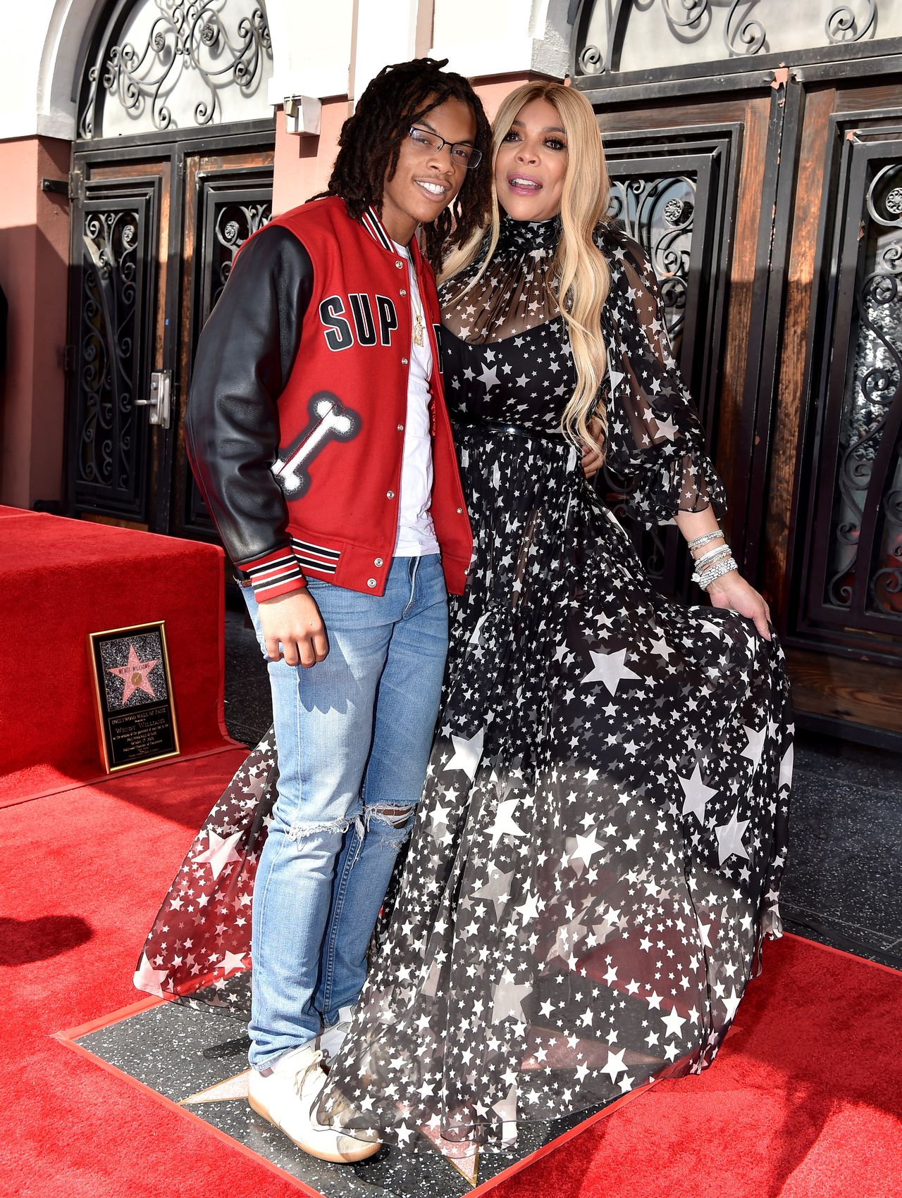 Wendy Williams with her son