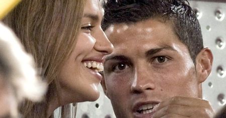 Ronaldo z dziewczyną na meczu