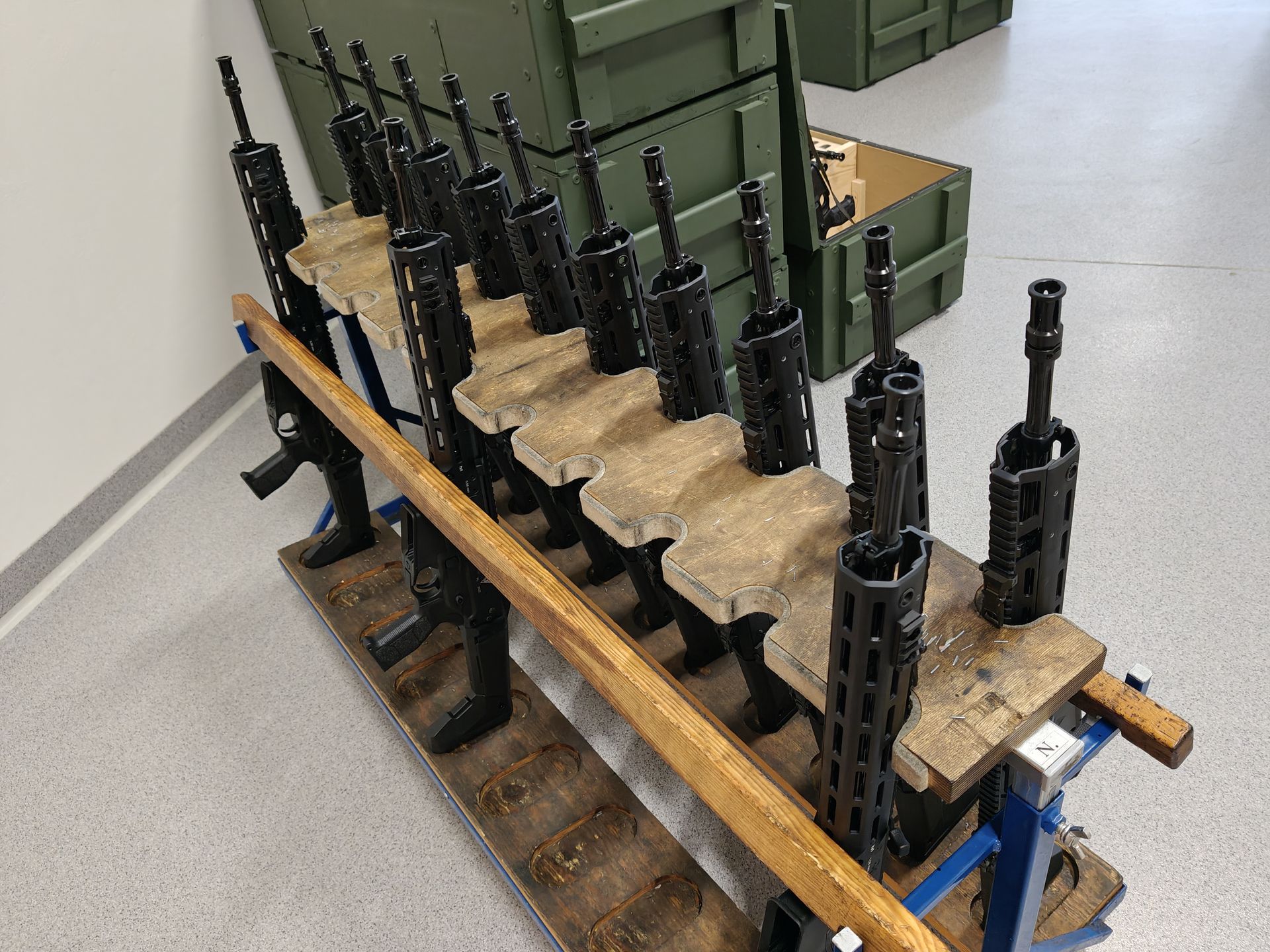 Gotowe karabinki Grot w wersji A2. 