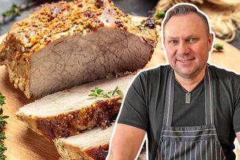 Strzelczyk zrobił pieczoną szynkę. Już wiem, że to będzie hit Wielkanocy w moim domu