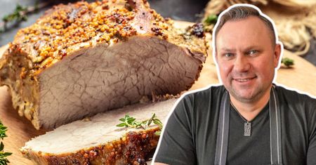 Strzelczyk zrobił pieczoną szynkę. Już wiem, że to będzie hit Wielkanocy w moim domu