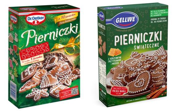 Sąd zakazał wprowadzania do obrotu opakowań Pierniczków Świątecznych Gellwe