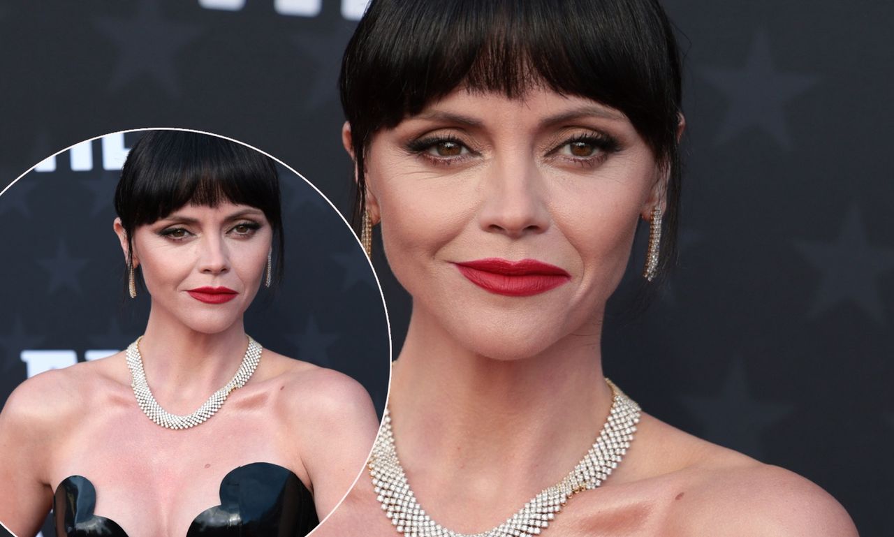43-letnia Christina Ricci w lateksie. Wyglądała jak Morticia Addams?