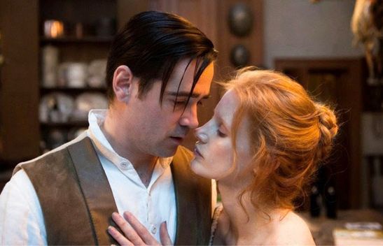 Jessica Chastain i Colin Farrell w filmie "Miss Julie"