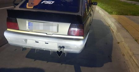 Ozdobił poloneza serduszkiem. To zwróciło uwagę policjantów