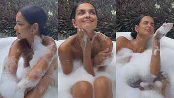 Klaudia El Dursi zaserwowała fanom widoki z rajskiej KĄPIELI. Tylko piana chroniła przed wpadką [ZDJĘCIA]