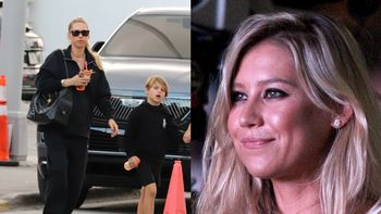 Ciężarna Anna Kournikova zasłania krągłości gigantyczną torebką. Była tenisistka odbierała synka ze szkoły (FOTO)