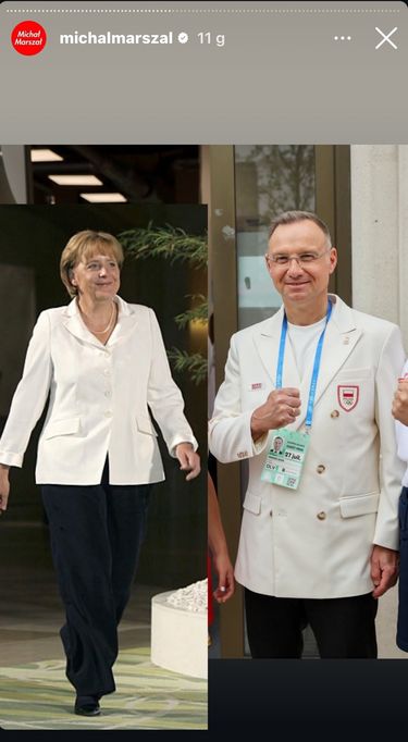 Najlepsze memy o stylizacji Andrzeja Dudy podczas Igrzysk Olimpijskich 2024